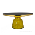 Coffee table Replica temper glass Bell Table Side Tables by Sebastian Herkner Manufactory